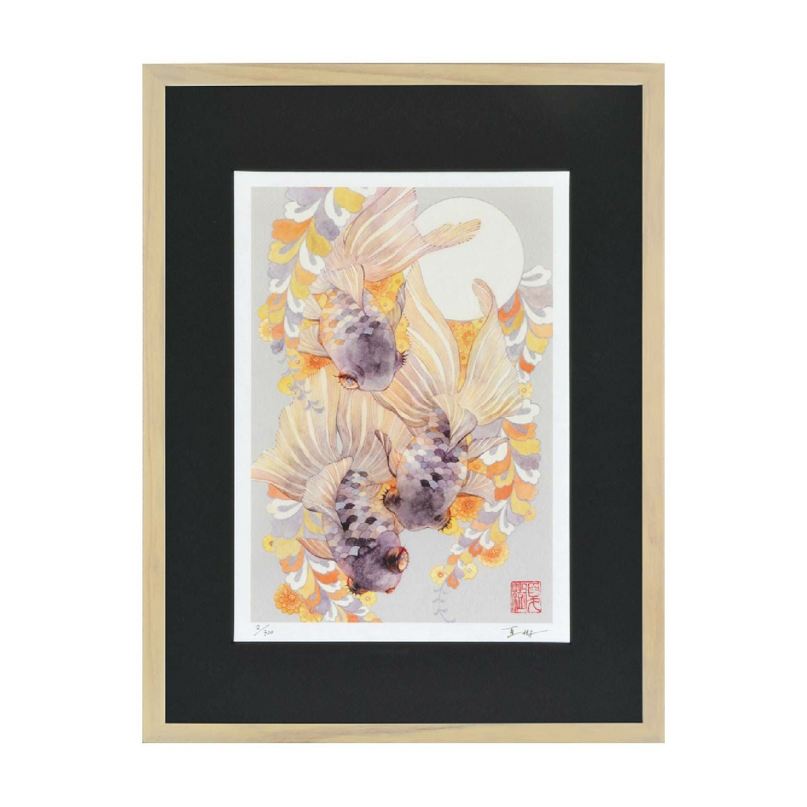 岩本夏樹「月の使者」395×304mm｜油絵・写真・賞状など額縁の通販