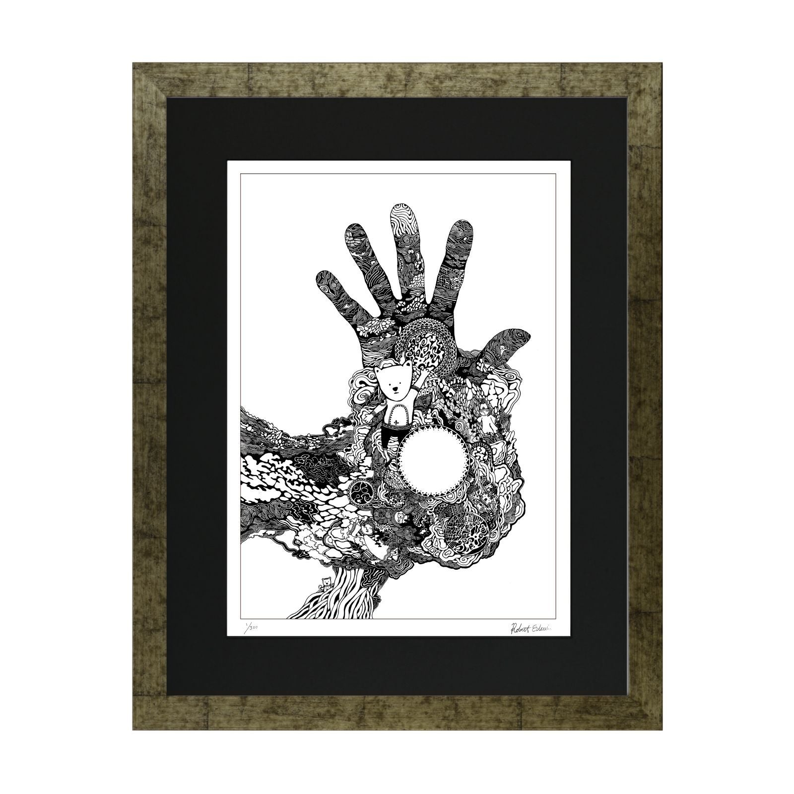 ROBERT EDWIN「HAND」553×438mm｜油絵・写真・賞状など額縁の通販
